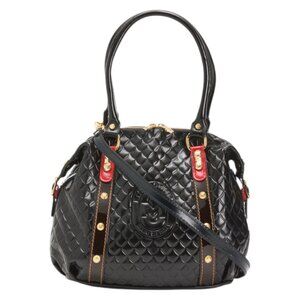 MARINO ORLANDI Made In Italy Leather Metal Buttons Tote